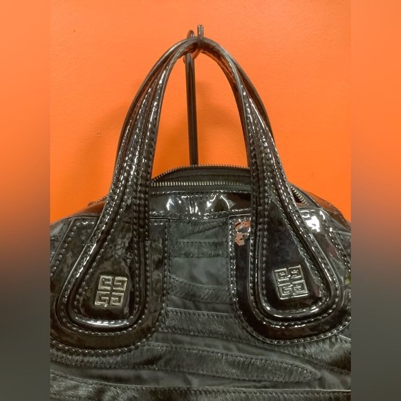 Givenchy Medium Nightingale Fur and Patent Bag - Picture 4 of 16